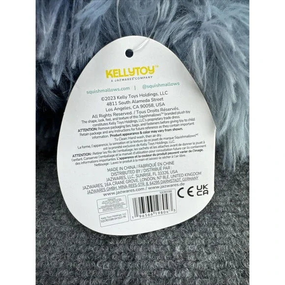 Squishmallows Dani the Dark Blue Bigfoot 11” Plush NEW 2023 New Release RARE - Picture 6 of 6